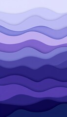 Fototapeta premium Abstract Background, Light Lavender To Soft Violet Gradient, 3D, Delicate, Gentle, Wave Texture