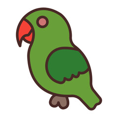 Parrot Vector Icon Design