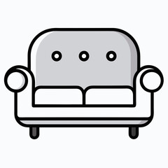 sofa vector illustration