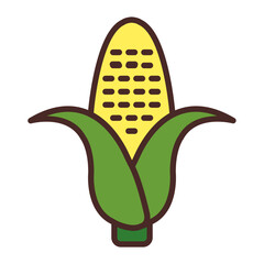 Corn Vector Icon Design
