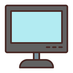 Lcd Vector Icon Design