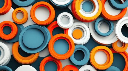 Colorful Circles and Rings