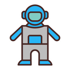 Naklejka premium Space Suit Vector Icon Design