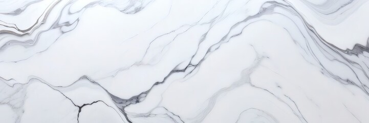 Naklejka premium Elegant White Marble Background, Luxury Texture, Natural Stone Pattern