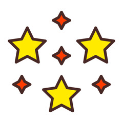 Stars Vector Icon Design