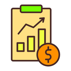 Valuation Vector Icon Design