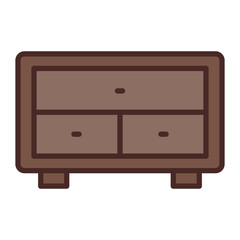 Drawer Vector Icon Design