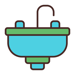 Sink Vector Icon Design