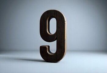  Wooden Number Natural & Rustic Numerals