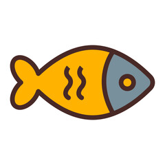 Fish Vector Icon Design