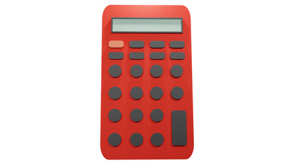 3d calculator illustration design