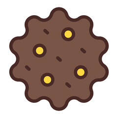 Cookie Vector Icon Design
