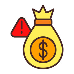 Risk Investment Icon Design