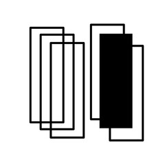 Bundle of linear flat design
