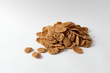 Multi grain flakes. Breakfast cereal.