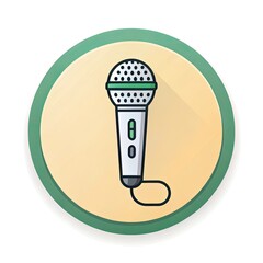 microphone isolated on white