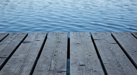 old wooden pier near a lake
