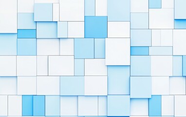 Blue and White Abstract Geometric Background Design