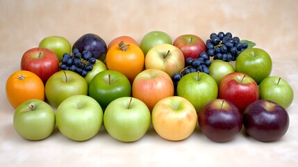 A Collection of Various Delicious Fruits Displayed for Consumption