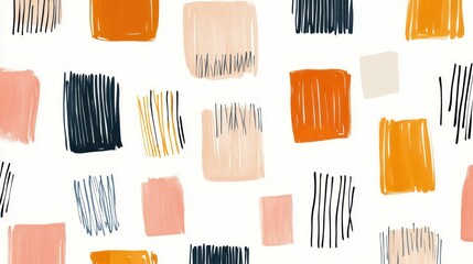 Abstract Geometric Shapes Pattern (1)