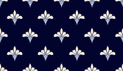 geometric ethnic vintage texture vector art design. textile fashion pattern line ikat seamless pattern and batik fabric texture asian background wallpaper geometry indian. Ethnic abstract ikat art .
