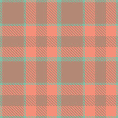 Modern Seamless Tartan in Deep Pale Teal tones Textile Design Variant 2219
