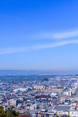 将棋の町 天童を展望
