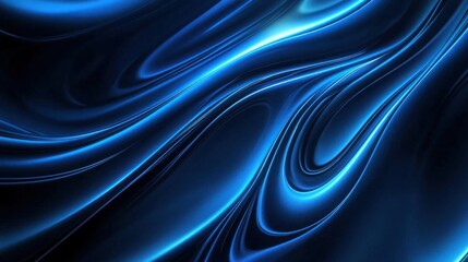 Fototapeta premium Abstract Blue Swirls