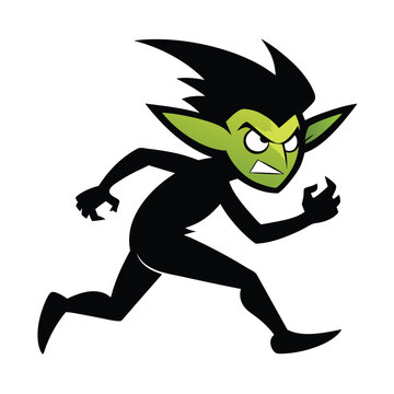 recommend clip art:  Evil Goblin Shadow Silhouette Dark Fantasy Art on White Background