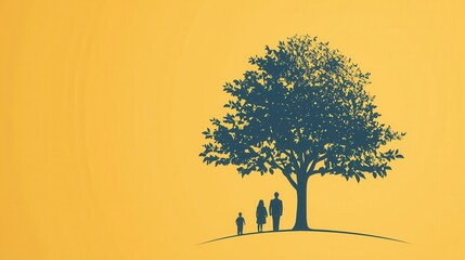 A man and woman sitting together under a tree deliberating on inheritance planning and legacy wealth management strategies