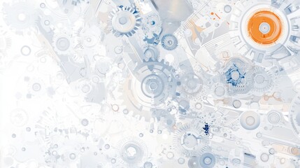 Abstract gears technology background (1)