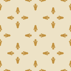 Seamless abstract geometric pattern with ornaments Beige and brown background for fabric banners home decor surface design packaging	