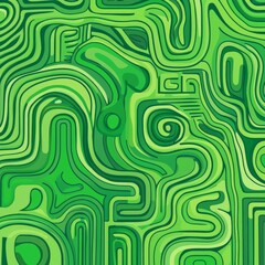 Fototapeta premium Bright green abstract neural like maze pattern representing technology mental networks internet connectivity artificial intelligence and futuristic digital communication systems