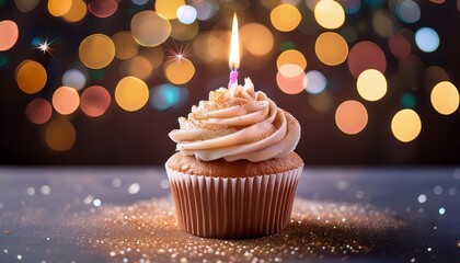 chocolate cupcake with icing