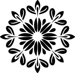 Obraz premium Mandala Stencil Vector Design, Intricate Mandala Stencil Art, Circular Mandala Stencil Vector, Decorative Mandala Template Design, Floral Mandala Stencil Vector, Traditional Mandala Vector Art, Abstra