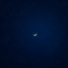moon in the night sky