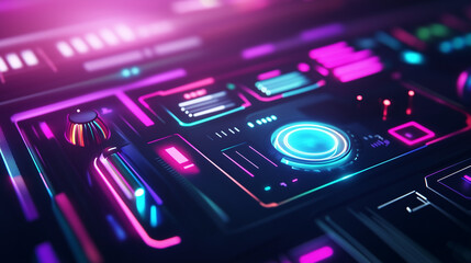 Obraz premium sound mixer console