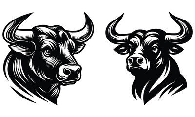 bull head vector