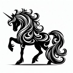 Unicorn Silhouette illustration