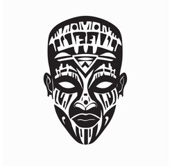 African Style Mask Image vector. African Style Mask Stock Illustrations