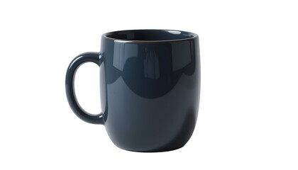 black cup isolated