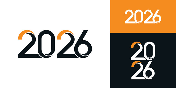 2026 Design illustration with creative modern unique concept idea