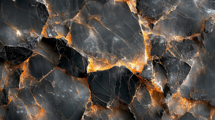 Fototapeta premium royal black and silver marble