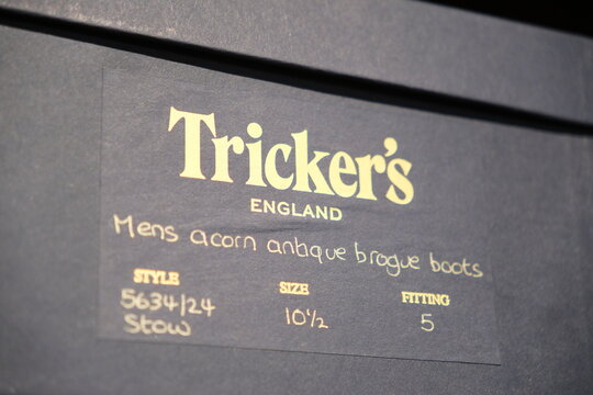 Shanghai,China-July 20th 2024: Tricker's company brand logo