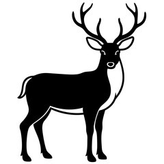 deer silhouette vector