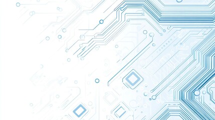 Abstract Circuit Board Pattern Background