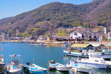 広島県福山市、鞆の浦の風景