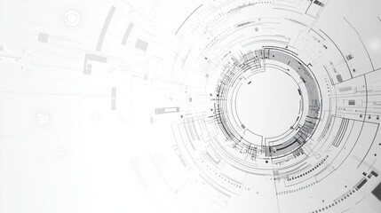 Abstract technology circle background.  Possible use for presentations, websites, or posters