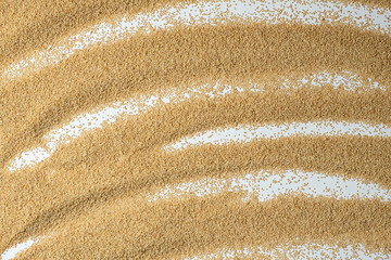 A culinary background of organic raw amaranth grains