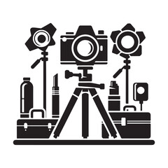 Obraz premium set of cameras vector